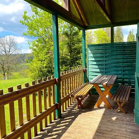 Camping-Chalets La Faviere Lac des Rouges Truites Extérieur photo