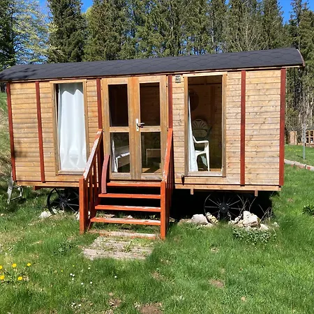 Camping-Chalets La Faviere Lac des Rouges Truites Extérieur photo